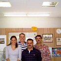 AUS NT AliceSprings 1999NOV16 005  Nicole with her uncle Tony, her dad Sambo and yours truly. : 1999, 1999 - Get In Get Out, No Mucking About Australian Trip, Alice Springs, Australia, Date, Month, NT, November, Places, Trips, Year
